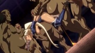 Blonde violently banged by force by humungous black chisels – Anime porn