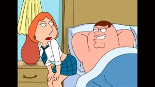 Lois gives Peter a blowjob