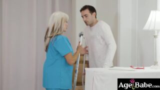 Young man seduces his 70-year-old nurse